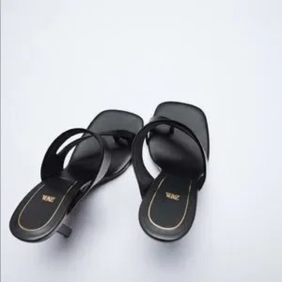 Zara leather sandals 9 us NWT - Picture 4 of 5